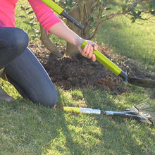 Load image into Gallery viewer, Sun Joe SJ-HS101 SwitchStik 4-in-1 Tool System | Shovel | Broom | Leaf/Garden Rake