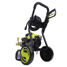 Load image into Gallery viewer, Sun Joe SPX9005-PRO Commercial Series Cold Water Electric Direct Drive Crank Shaft Pressure Washer | 1300 PSI Max | 2 GPM Max | 2.15 HP Brushless Induction Motor | 120 Volt | Wall Mount | Roll Cage