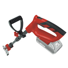 Load image into Gallery viewer, Sun Joe SJ-WD24V-RED 24-Volt iON+ Cordless Telescoping Cultivator/Weeder Kit | W/ 2.0-Ah Battery and Charger (Red)