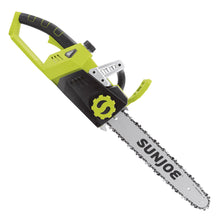 Load image into Gallery viewer, Sun Joe 24V-X2-CS16 48-Volt iON+ Cordless Chain Saw Kit | 16-Inch | W/ 2 x 2.0-Ah Batteries and Charger