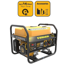 Load image into Gallery viewer, FIRMAN P03605 4550/3650 Watt 120/240 V Gas Recoil Start Generator, cETL