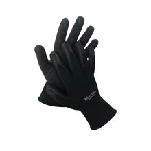 Load image into Gallery viewer, Martha Stewart MTS-GLVNP-BK-L Garden Gloves Three Pair Pack (Large, Black)