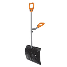 Load image into Gallery viewer, Ergie Systems ERG-SNSH18 Steel Shaft Impact Resistant Snow Shovel | 18-Inch Shovel | 48-Inch Shaft | Push/Scoop Combination Blade