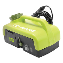 Load image into Gallery viewer, Sun Joe 24V-PSW2.5-SJG 24-Volt iON+ Cordless Portable Spray Washer Kit | W/ 1.3-Ah Battery, Charger, and Storage Bag