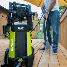 Load image into Gallery viewer, Sun Joe SPX3001-RM Electric Pressure Washer with Hose Reel (Refurbished) | 2030 PSI Max | 1.76 GPM | 14.5-Amp