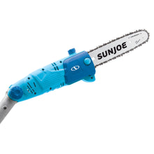 Load image into Gallery viewer, Sun Joe SWJ803E-BLU-RM Electric Multi-Angle Pole Chain Saw | 10 inch | 8.0 Amp | Blue (Certified Refurbished)