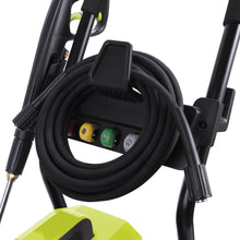 Load image into Gallery viewer, Sun Joe SPX9005-PRO Commercial Series Cold Water Electric Direct Drive Crank Shaft Pressure Washer | 1300 PSI Max | 2 GPM Max | 2.15 HP Brushless Induction Motor | 120 Volt | Wall Mount | Roll Cage