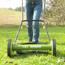 Load image into Gallery viewer, Sun Joe MJ504M-RM Manual Reel Mower without Grass Catcher | 16 inch | 9 Height Positions (Certified Refurbished)