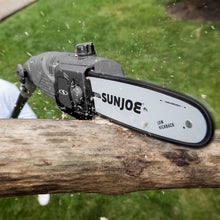 Load image into Gallery viewer, Sun Joe SWJ802E-GRY Electric Multi-Angle Pole Chain Saw | 8 inch | 6.5 Amp (Grey)