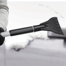 Load image into Gallery viewer, Snow Joe Illum-n-Broom LED lighted 4-in-1 Snow Broom + Ice Scraper (Black) (Certified Refurbished)