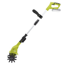 Load image into Gallery viewer, Sun Joe 24V-TLR-SJG 24-Volt iON+ Cordless Garden Tiller + Cultivator Kit | W/ 2.0-Ah Battery and Charger