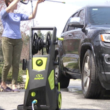 Load image into Gallery viewer, Sun Joe SPX3501-RM Brushless Induction Electric Pressure Washer | 2300-PSI MAX | 1.48 GPM | Hose Reel (Certified Refurbished)