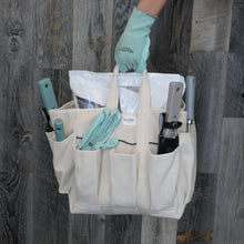 Load image into Gallery viewer, Martha Stewart MTS-CNVBG Heavy-Duty Canvas Garden Bag