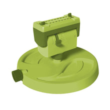 Load image into Gallery viewer, Aqua Joe AJ-OSPR20-SJG 20-Nozzle Max Coverage Adjustable Gear Driven Oscillating Sprinkler on Sled Base (Green)