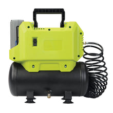 Load image into Gallery viewer, Sun Joe IONAIR 40-Volt iONMAX Cordless Air Compressor Kit | 1.6-Gallon | Included Inflator Accessories | W/ 4.0-Ah Battery and Charger