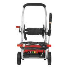 Load image into Gallery viewer, Sun Joe SPX4001-RED-RM Electric Pressure Washer | 2030 PSI Max | 1.76 GPM | 14.5-Amp | Pressure Select | Hose Reel (Red) (Certified Refurbished)
