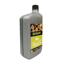 Load image into Gallery viewer, Sun Joe SWJ-OIL Chain and Sprocket Premium Oil | 1-Quart (Compatible with all Chain Saws)
