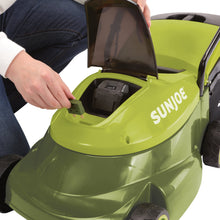 Load image into Gallery viewer, Sun Joe 24V-LAWN-BDL 24-Volt iON+ Lawn Care Bundle | W/ Cordless Lawn Mower Kit and Stringless Lawn Trimmer
