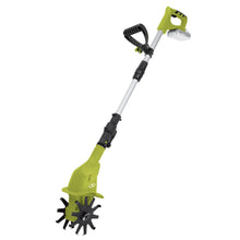 Load image into Gallery viewer, Sun Joe 24V-TLR-SJG 24-Volt iON+ Cordless Garden Tiller + Cultivator Kit | W/ 2.0-Ah Battery and Charger
