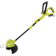 Load image into Gallery viewer, Sun Joe 24V-SB10-LTE 24-Volt iON+ Cordless SharperBlade Stringless Lawn Trimmer Kit | 10-Inch | W/ 2.0-Ah Battery and Charger
