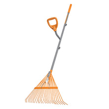 Load image into Gallery viewer, Ergie Systems ERG-LFRK24 Steel Shaft Strain Reducing Steel Leaf Rake | 54-Inch Shaft | 24 Tines
