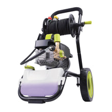 Load image into Gallery viewer, Sun Joe SPX9009-PRO Commercial Series Cold Water Electric Direct Drive Crank Shaft Pressure Washer | 1800 PSI Max | 1.6 GPM Max | 2.41 HP Brushless Induction Motor | 120 Volt | Wall Mount | Roll Cage | Hose Reel
