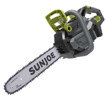 Load image into Gallery viewer, Sun Joe iON100V-POWERUP-BDL 100-Volt iONPRO POWERUP Bundle | W/ 100-Volt Snow Blower Kit, Lawn Mower, and Chainsaw
