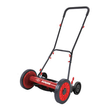 Load image into Gallery viewer, Sun Joe MJ504M-RED Manual Reel Mower w/o Grass Catcher | 16 inch | 9 Height Positions (Red)
