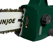 Load image into Gallery viewer, Sun Joe SWJ806E-HTG 2-in-1 Electric Convertible Pole Chain Saw | 8 inch | 8.0 Amp (Hunter Green)
