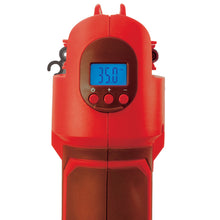 Load image into Gallery viewer, Sun Joe 24V-AJC-LTW-RED 24-Volt iON+ Cordless Portable Air Comporessor Kit | W/ 1.3-Ah Battery, Charger, Storage Bag, and Nozzle Adapters (Red)
