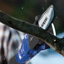 Load image into Gallery viewer, Sun Joe SWJ801E-SJB Electric Telescoping Pole Chain Saw, Blue | 8-Inch | 7-Amp
