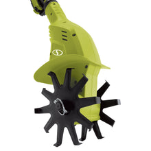Load image into Gallery viewer, Sun Joe 24V-TLR-LTE 24-Volt iON+ Cordless Garden Tiller + Cultivator Kit | W/ 2.0-Ah Battery and Charger
