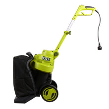 Load image into Gallery viewer, Sun Joe SBJ801E-RM 3-in-1 Electric Blower/Vacuum/Mulcher | Max 130 MPH | 13.5-Amp | Walk Behind (Certified Refurbished)
